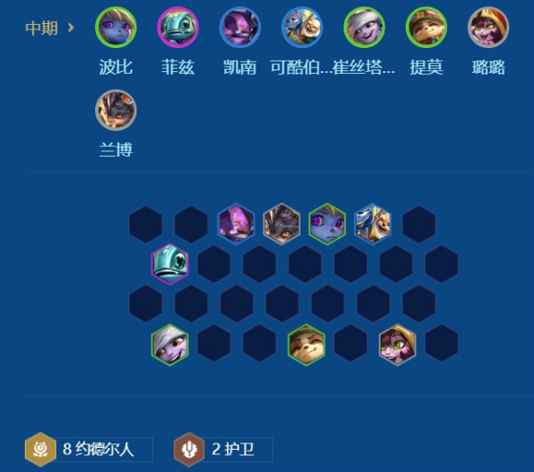 金铲铲之战约德尔人怎么过渡 金铲铲之战约德尔人搭配阵容推荐