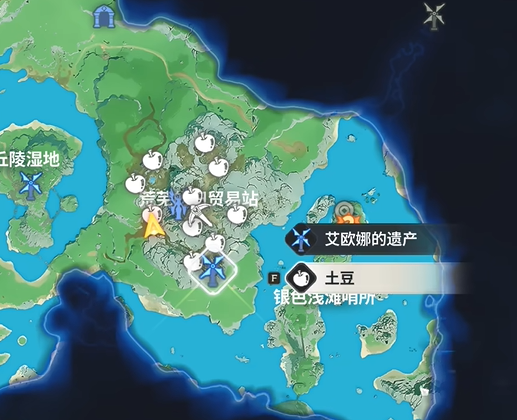 龙之剑觉醒 土豆采集高效路线速刷指南
