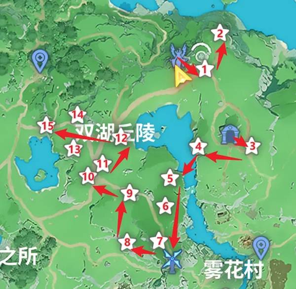 龙之剑觉醒 叶瓣番茄高效采集路线攻略