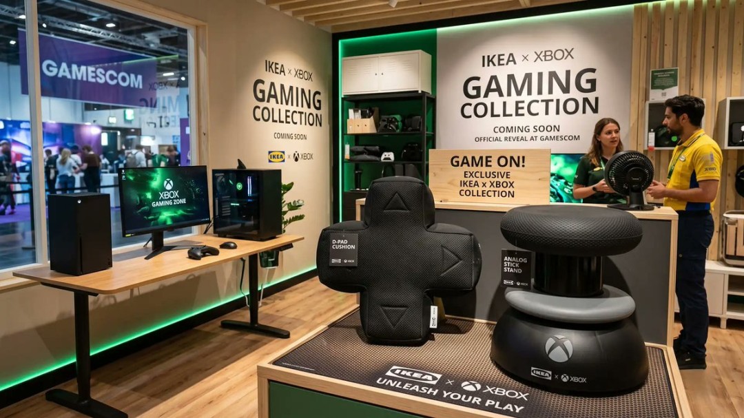 Xbox宜家联动官宣 手柄家具创意来袭