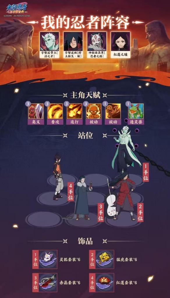 神秘面具男[忍者之路]最强阵容 月读世界黑暗强者