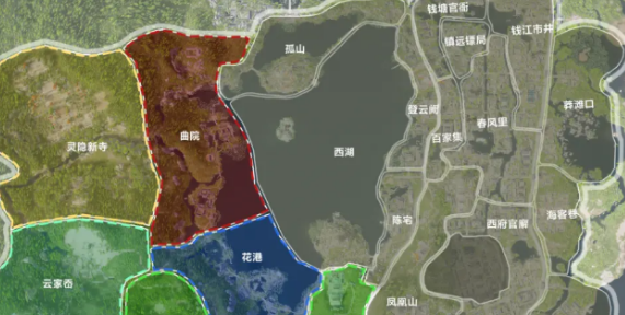 燕云十六声杭州西境全解析 隐藏宝箱一图流