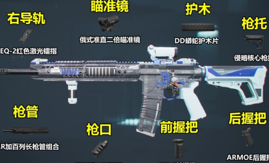 三角洲行动S10赛季M4A1改装 零后坐力配装推荐